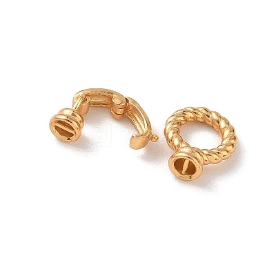 925 Sterling Silver Fold Over Clasps SE-CBAF1B0-05G-1