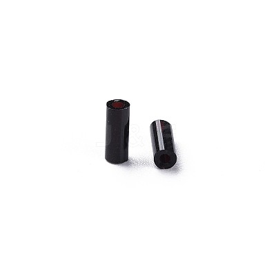 Opaque Colours Glass Bugle Beads SEED-N005-001-B04-1