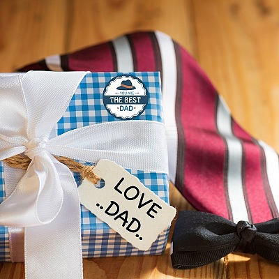 Father's Day Theme Paper Stickers DIY-K038-03-1