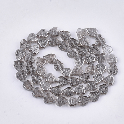 Electroplate Glass Beads Strands EGLA-T017-05-1