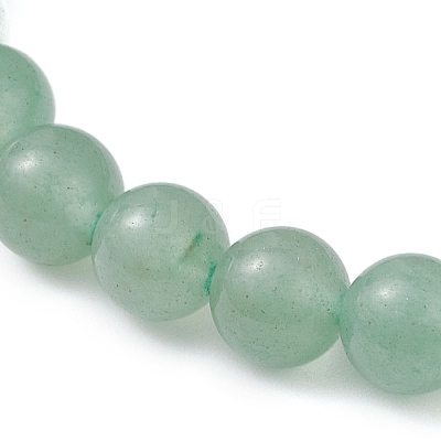 4Pcs 4 Styles Opalite & Natural Tiger Eye & Green Aventurine & Carnelian(Dyed & Heated) Cross Round Beaded Stretch Bracelet Sets for Men Women BJEW-JB12266-1
