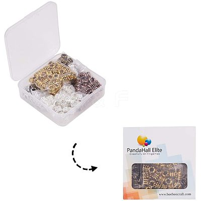 Tibetan Style Alloy European Beads TIBEB-PH0004-63-1