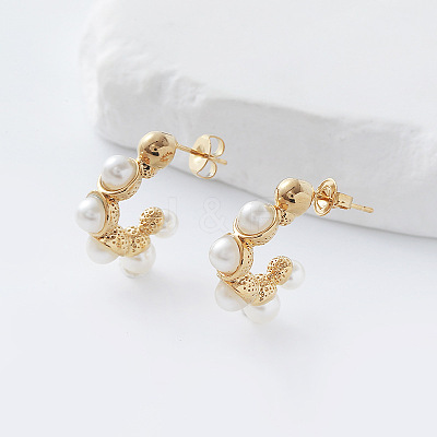 304 Stainless Steel Stud Earrings VW5158-1