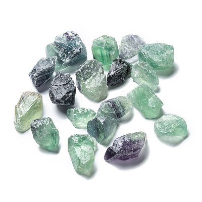 Rough Raw Natural Fluorite Beads G-F704-04-1