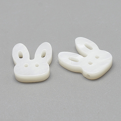 Bunny Natural Freshwater Shell Beads LS-X-SHEL-T007-18-1