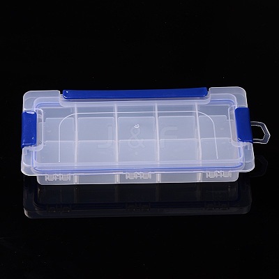 15 Compartments Rectangle Plastic Bead Storage Containers CON-A001-07-1