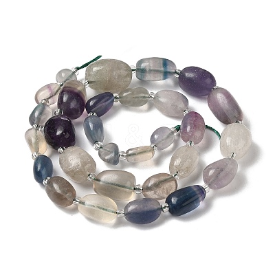 Natural Fluorite Beads Strands G-Q169-E07-01-1