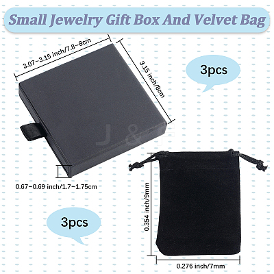 3Pcs Paper Drawer Boxes CON-BBC0001-18A-1