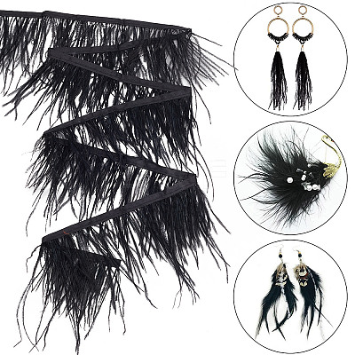 2M Fashion Ostrich Feather Cloth Strand Costume Accessories FIND-GF0004-66A-1