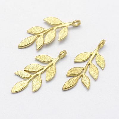 Brass Pendants KK-F721-077C-RS-1