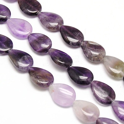 Mixed Style Natural Teardrop Gemstone Beads Strands G-L242-M-1