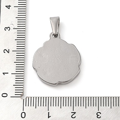 Non-Tarnish 304 Stainless Steel Pendants STAS-R229-22P-1