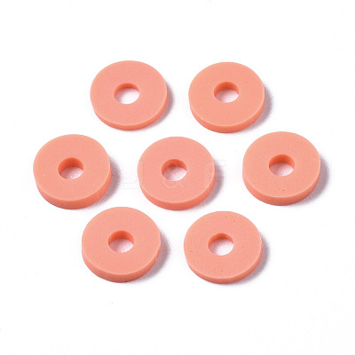 Handmade Polymer Clay Beads CLAY-R067-6.0mm-B19-1