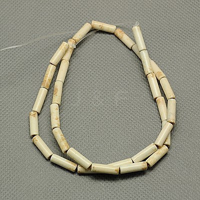 Synthetic Turquoise Beads Strands X-TURQ-G120-4x13mm-12-1