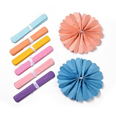 Paper Flower Balls AJEW-WH0006-25cm-M-1