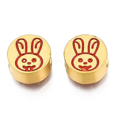 Alloy Enamel Beads KK-N238-055B-1