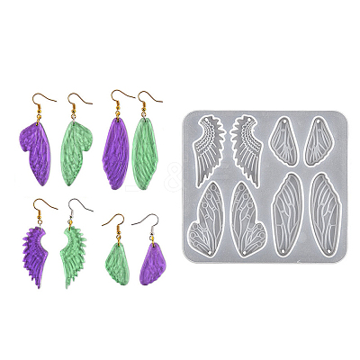 DIY Butterfly Wing Pendant Silicone Molds DIY-F134-04A-1