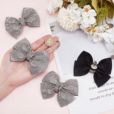 4Pcs Rhinestone Shoe Buckle Clips FIND-FG0003-13A-1