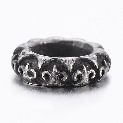 304 Stainless Steel European Beads LS-STAS-F160-15B-1