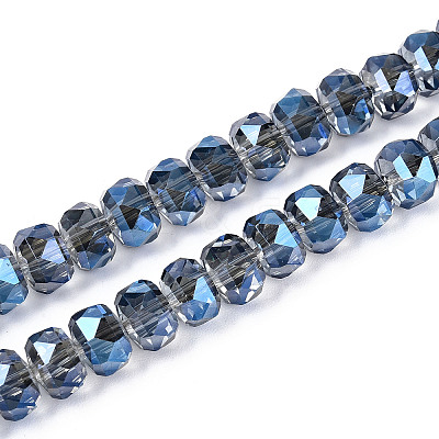 Electroplate Glass Beads Strands EGLA-T021-20E-1