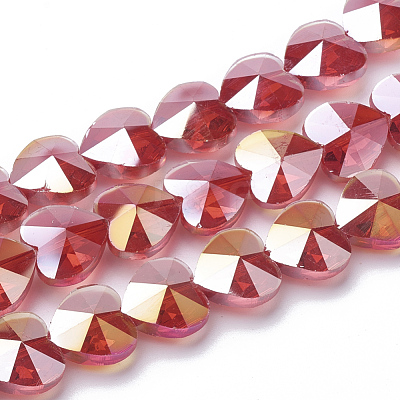Electroplate Glass Beads EGLA-Q091-10mm-A06-1