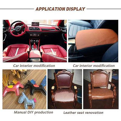 Self-adhesive PU Leather AJEW-WH0152-33A-1