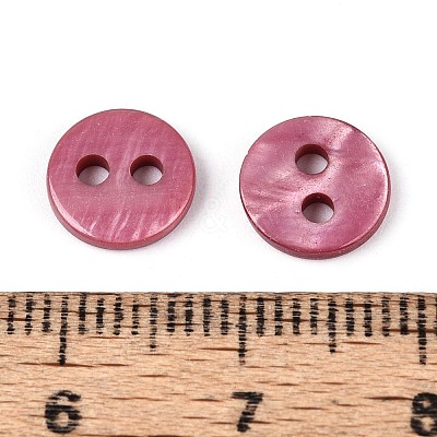 Natural Freshwater Shell Buttons SHEL-N038-21-1
