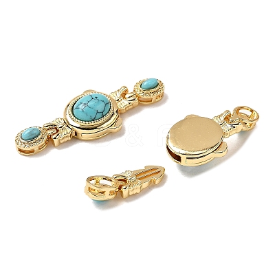 Brass Box Clasps KK-G505-40G-1