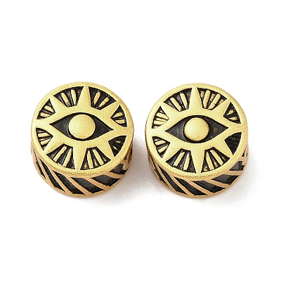 Rack Plating Brass European Beads KK-M245-06MAG-1
