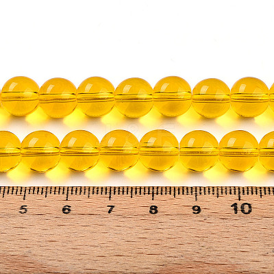 Transparent Glass Beads Strands LS-GLAA-T032-T10mm-24-1