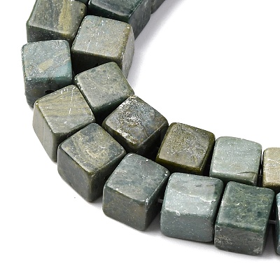 Natural Shoushan Jade Beads Strands G-B155-C03-8x8mm-1