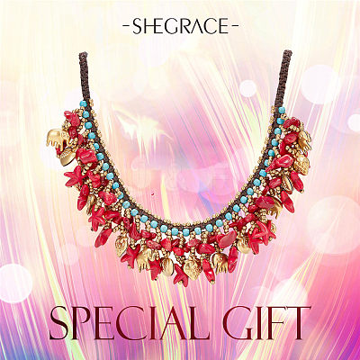 Bib Necklaces JN949A-1