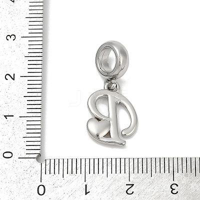 Brass European Dangle Charms LS-KK-Z097-01P-GP-1