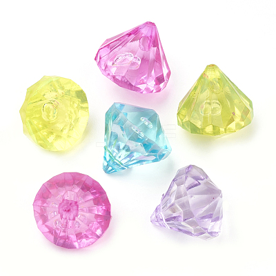 Transparent Acrylic Charms MACR-S296-34-1