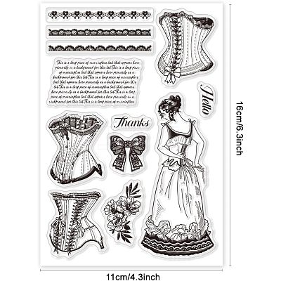 Custom PVC Plastic Clear Stamps DIY-WH0448-0284-1