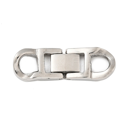 304 Stainless Steel Fold Over Clasps STAS-S185-14P-A-1