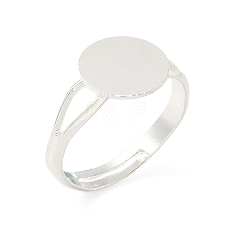 Adjustable Brass Pad Ring Setting KK-K414-05A-S-1