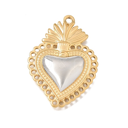 304 Stainless Steel Pendants SA-CBAB767-07GP-1