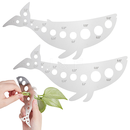2Pcs Whale Herb Stripper Tool STAS-UN0064-24A-1