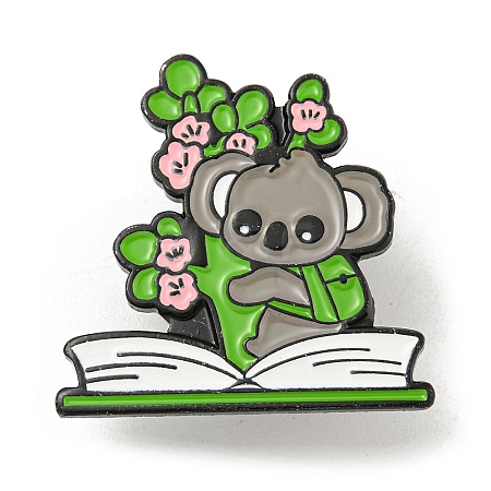 Koala Shape Alloy Brooches JEWB-H026-02EB-02-1