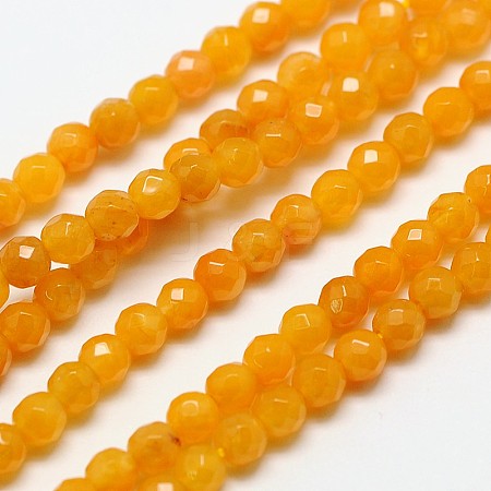 Natural Topaz Jade Bead Strands X-G-A129-3mm-07-1