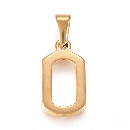 304 Stainless Steel Pendants STAS-L210-05B-G-1