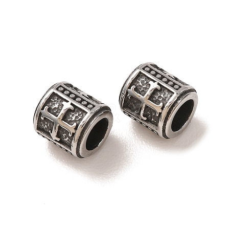 316 Surgical Stainless Steel European Beads SA-CBA7555-01AS-05-1