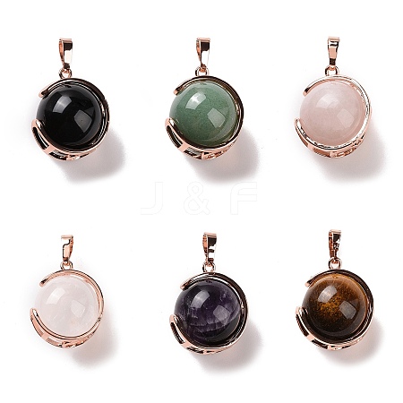 Natural Mixed Stone Pendants G-A212-01RG-1