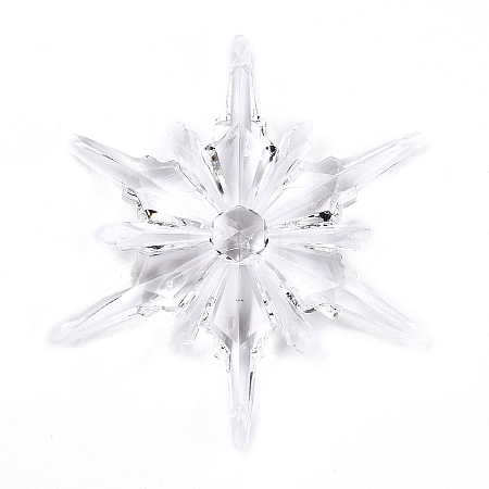 Transparent Acrylic Connector Charms TACR-T028-05A-1