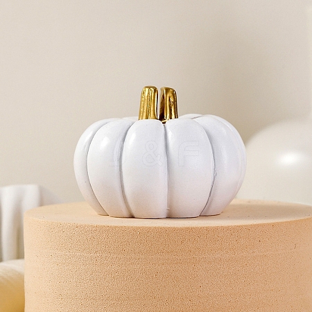 Pumpkin Shape Resin Name Card Holder HULI-PW0002-151B-1