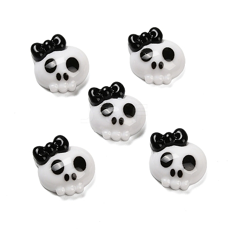 Halloween Opaque Resin Cabochons LS-CRES-I045-01G-02-1