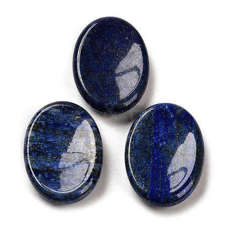 Natural Lapis Lazuli Oval Worry Stone G-R487-01I-1