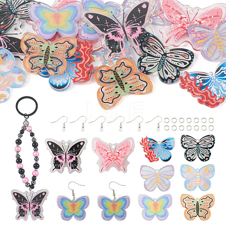 DIY Butterfly Earring Making Kit DIY-TA0005-24-1