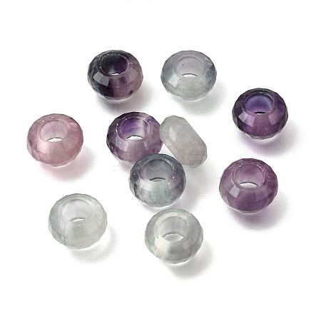 Natural Fluorite European Beads GG-NH0003-A06-1